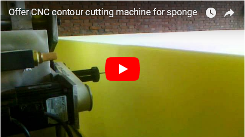 CNC flexible foam contour cutting machine