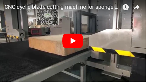 flexible foam CNC cyclic blade cutting machine from China