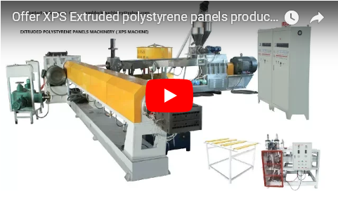 extruded polystyrene foam panels production line from China